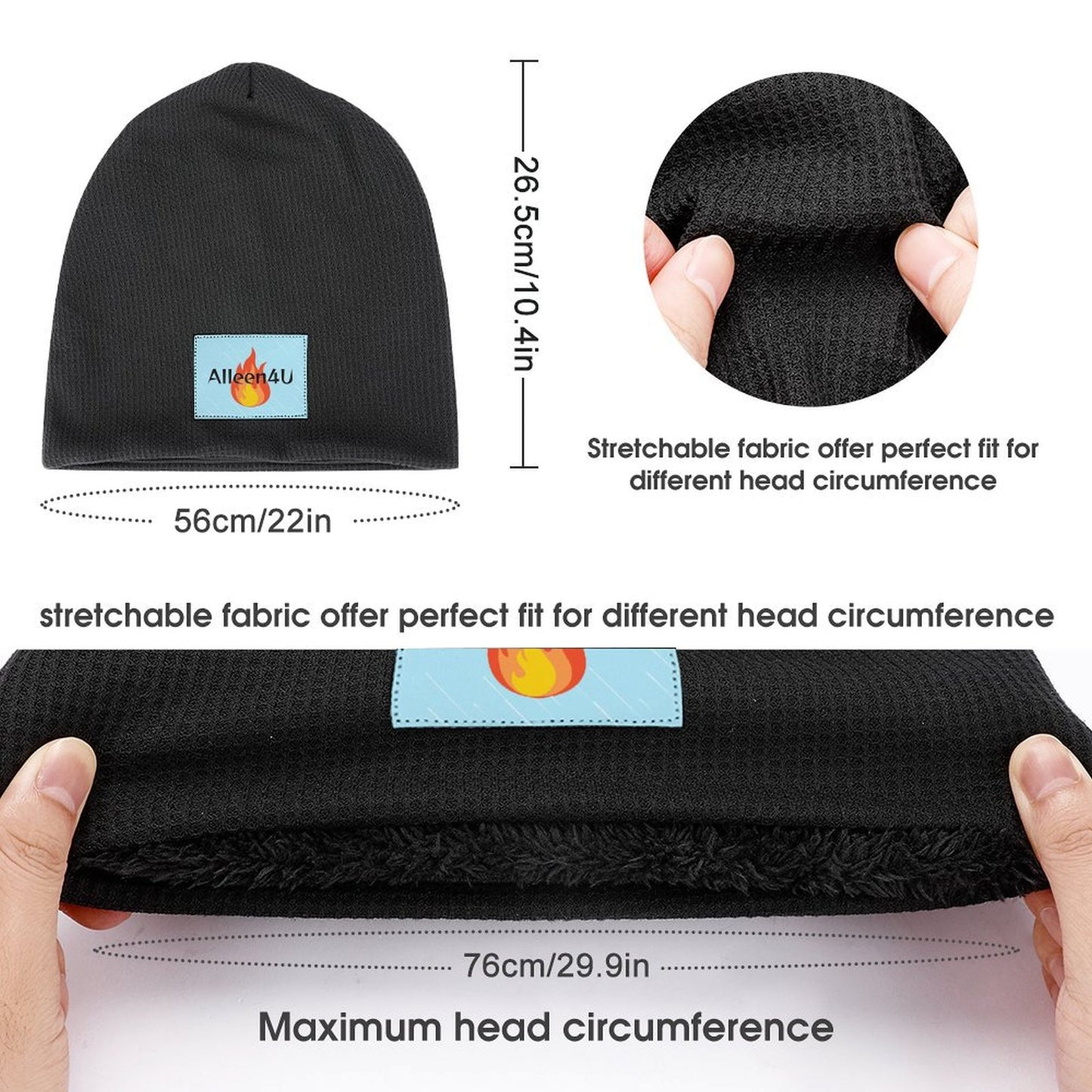 Pullover Hat (Front Printable)