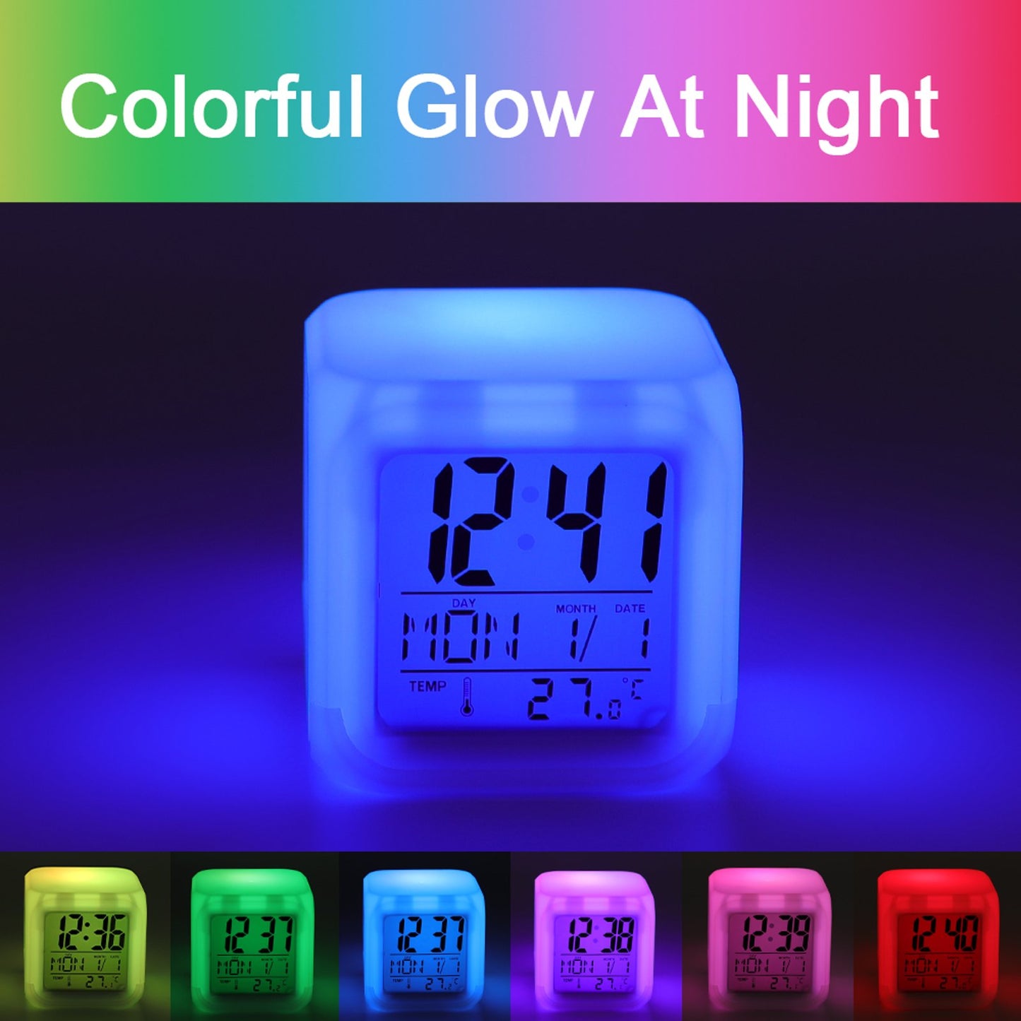 Color Changing Alarm Clock