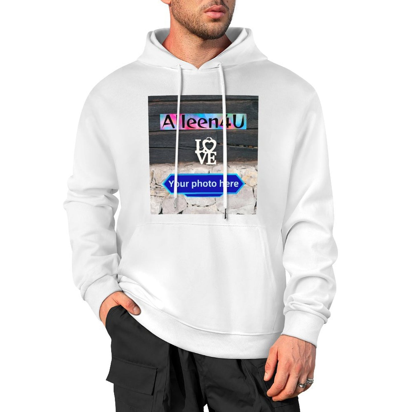Katoenen Herenhoodie