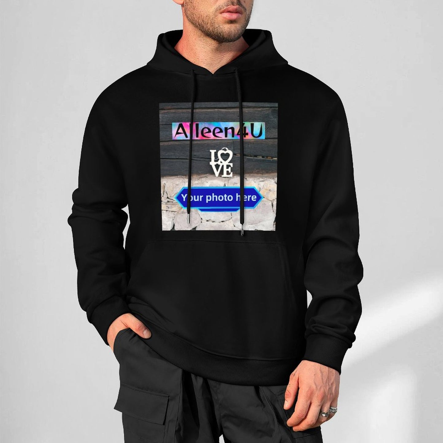 Katoenen Herenhoodie