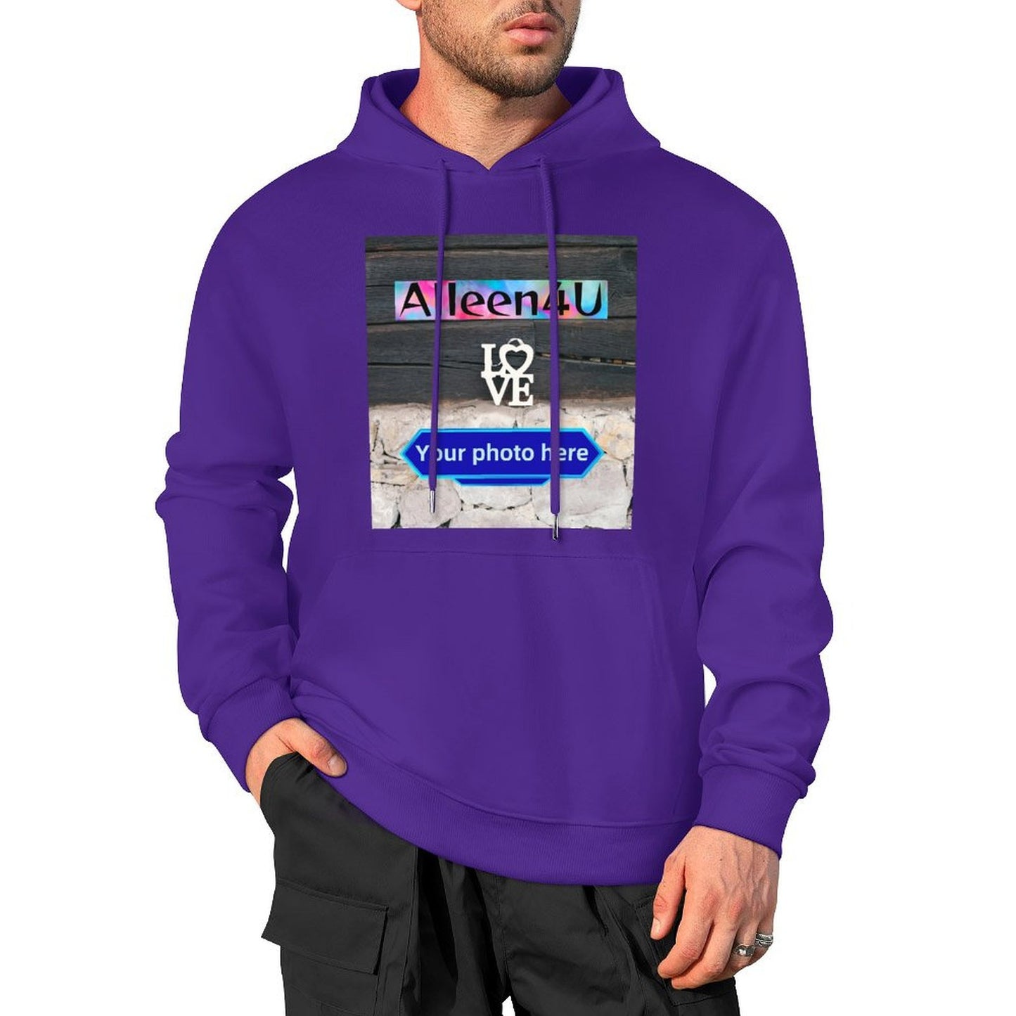 Katoenen Herenhoodie