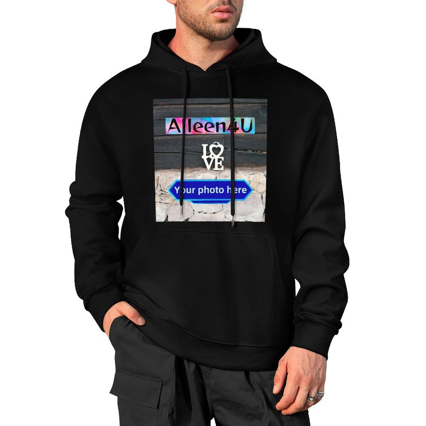 Katoenen Herenhoodie