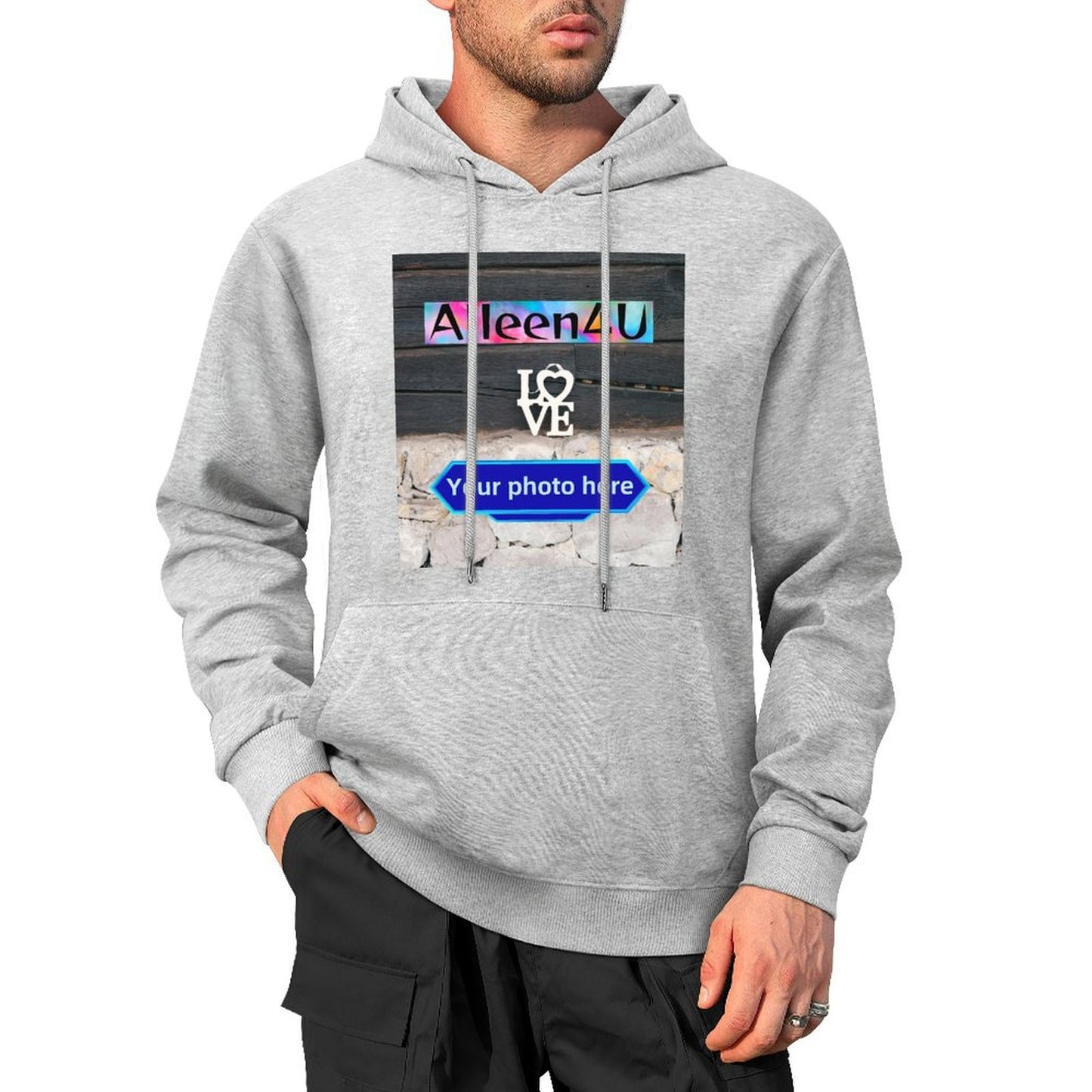 Katoenen Herenhoodie