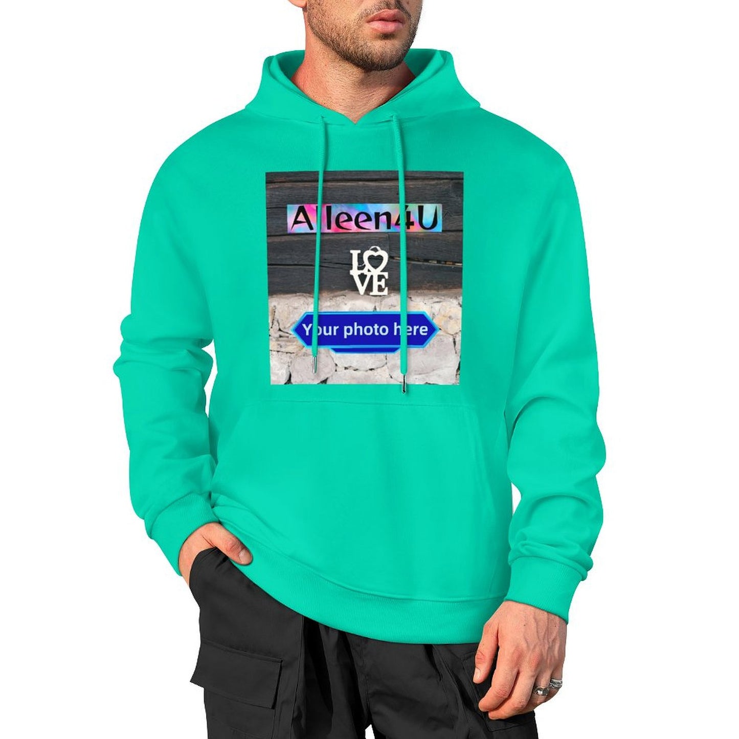 Katoenen Herenhoodie