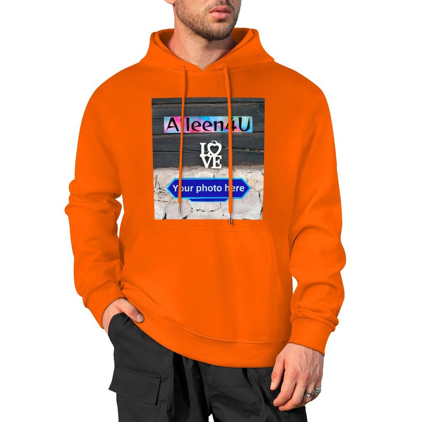 Katoenen Herenhoodie