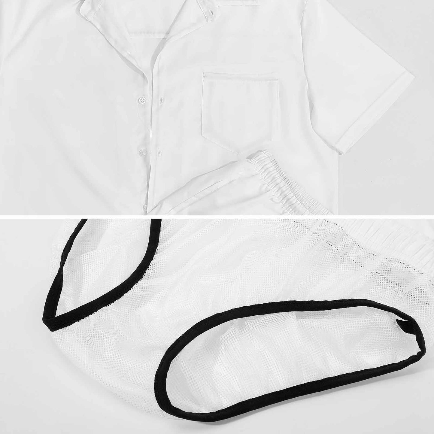 Strandset (Korte Mouwen Shirt en Shorts)