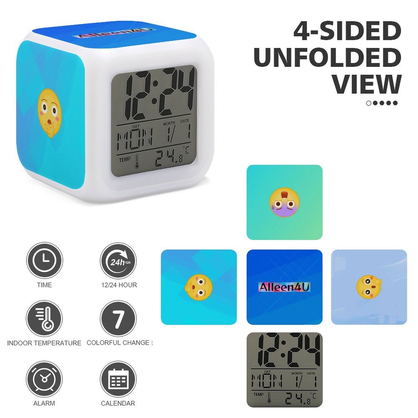 Color Changing Alarm Clock