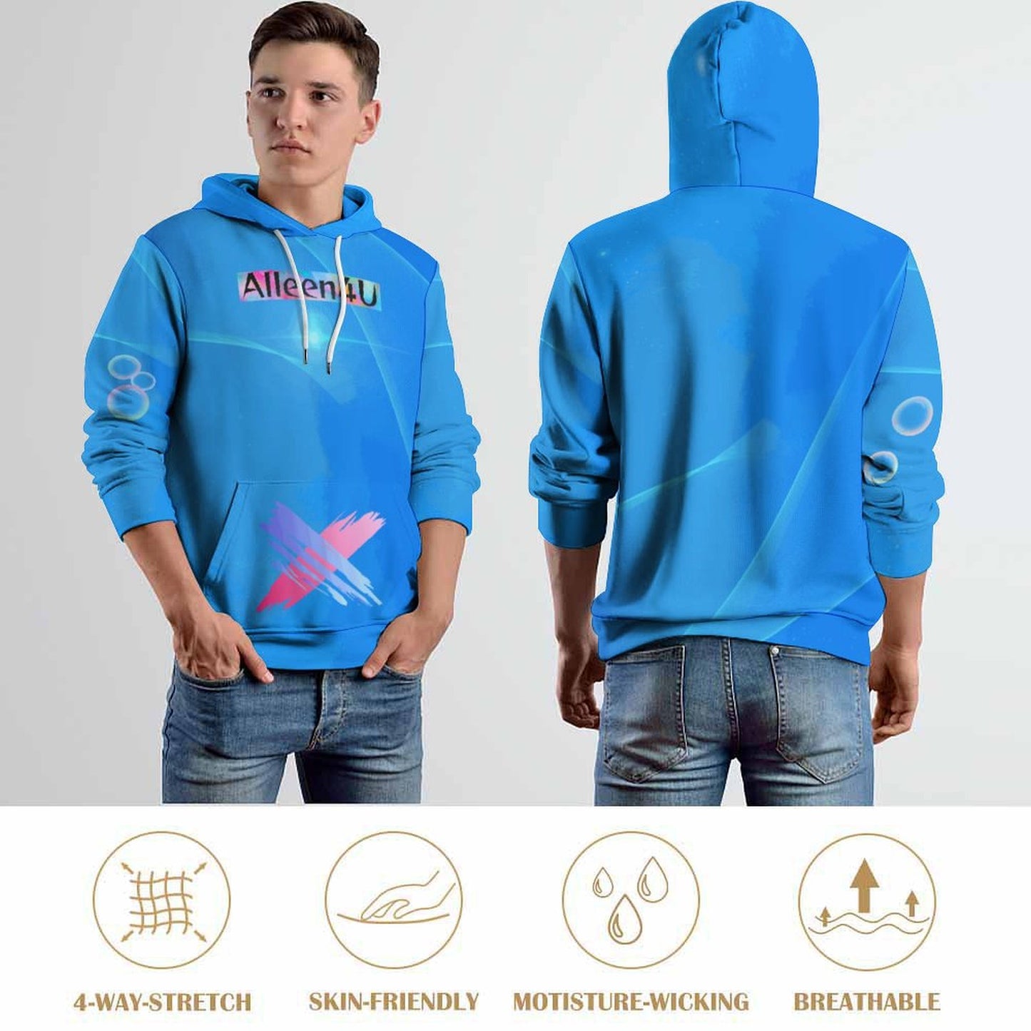 Unisex Loose Hooded Sweater