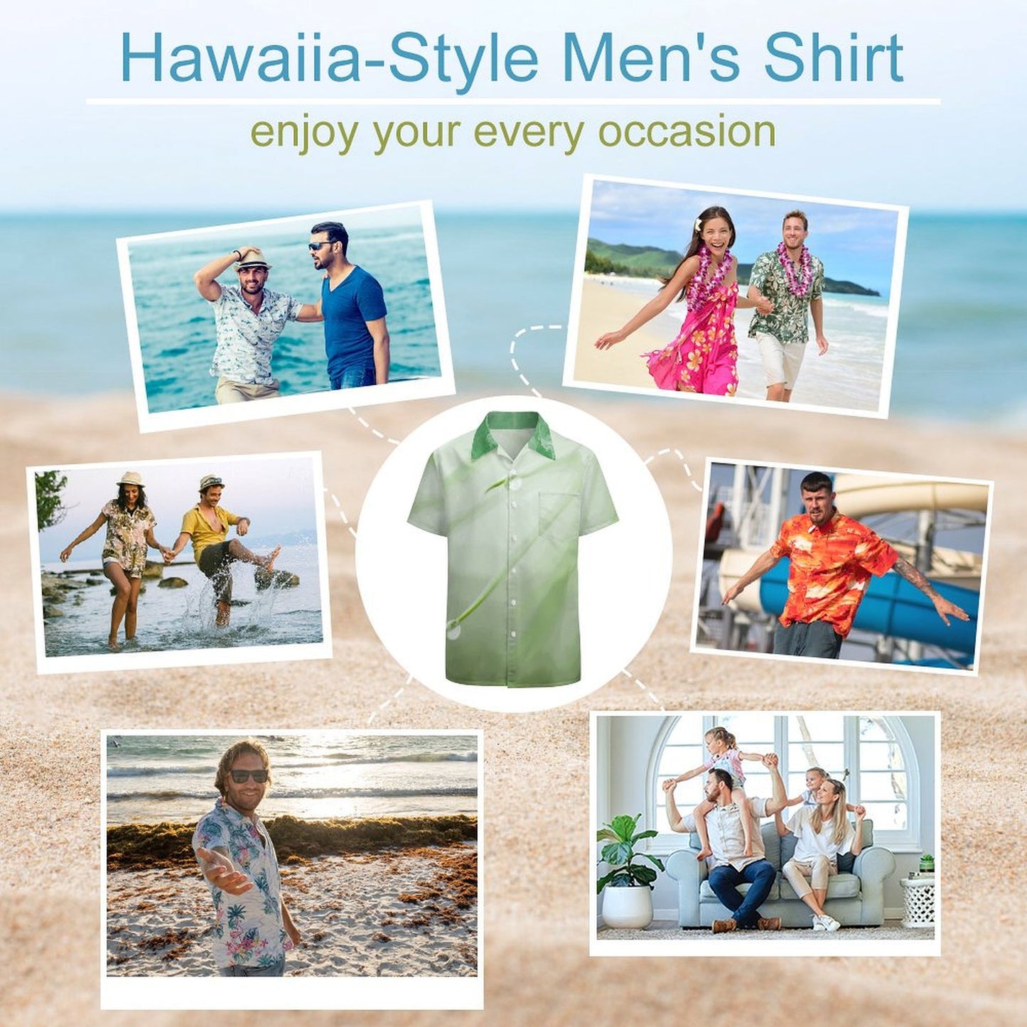 Herenshirt met Korte Mouwen