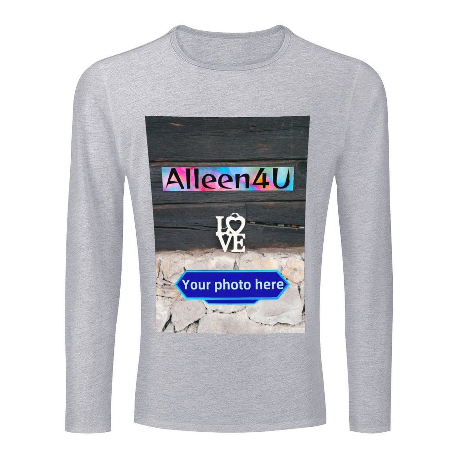 Katoenen T-shirt voor Heren (Lange Mouwen)