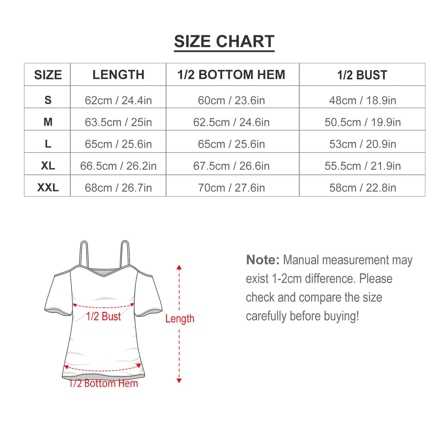 Casual Koude Schouder Shirt