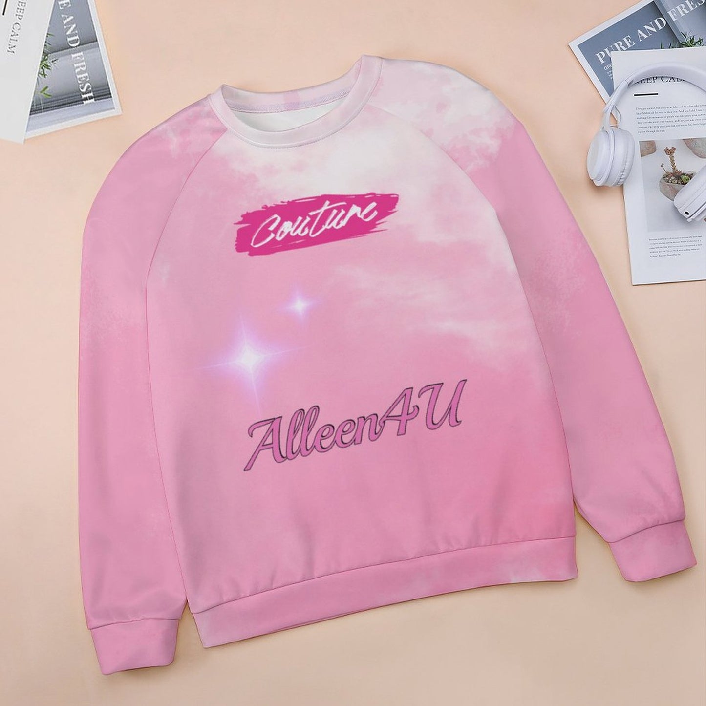 Raglan Trui met Ronde Hals