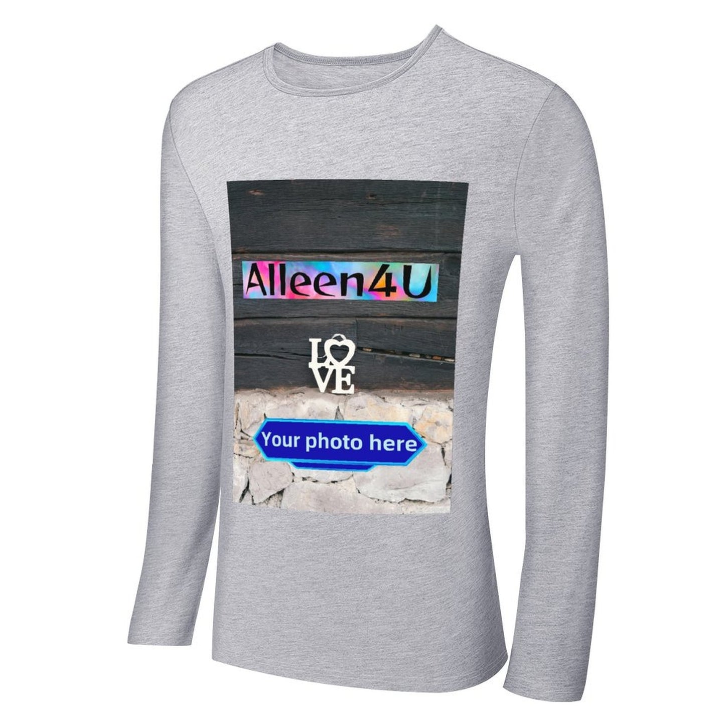 Katoenen T-shirt voor Heren (Lange Mouwen)