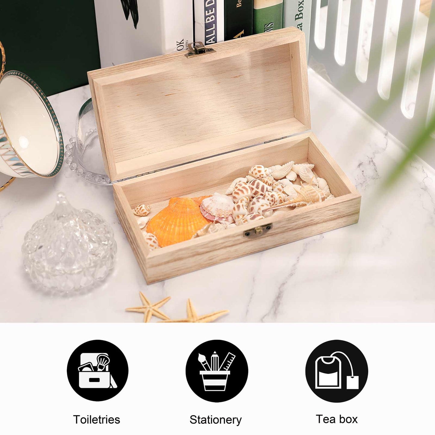 Small Wooden Storage Box