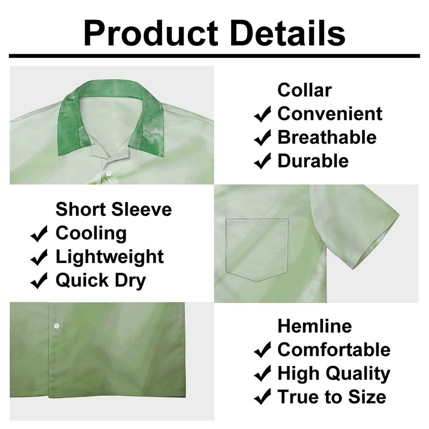 Herenshirt met Korte Mouwen