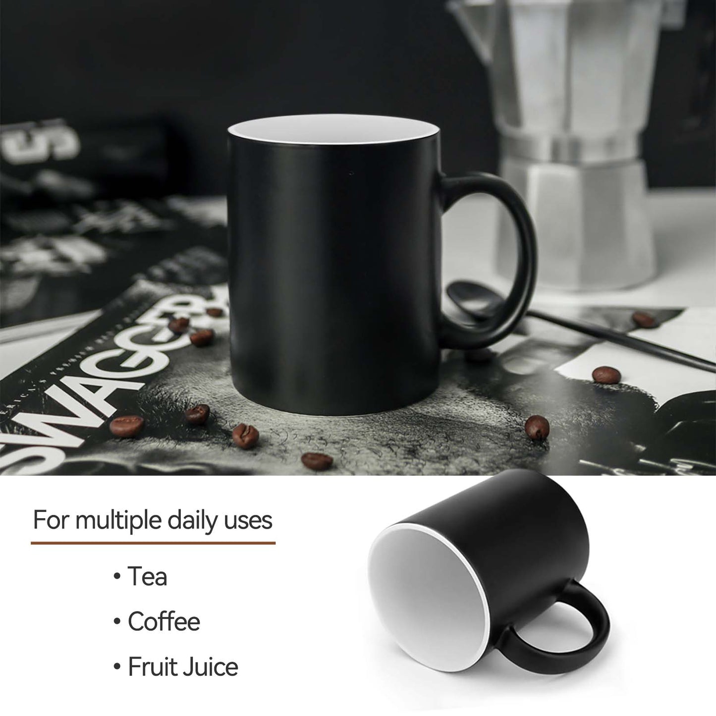 Magic Mug (Double Sides Printable)