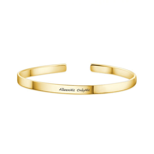 Eenvoudige Open Armband