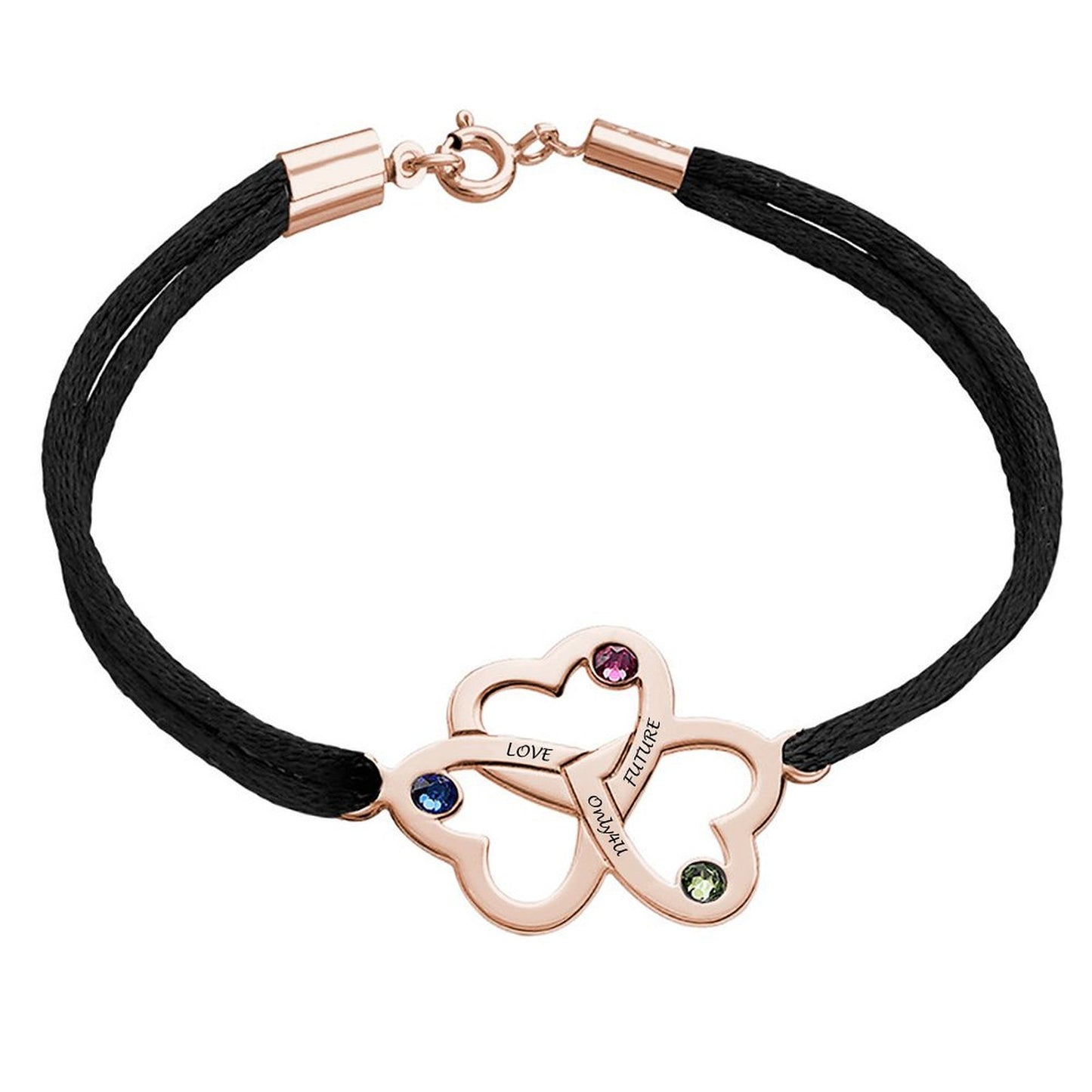 Armband Met Drie Hartjes