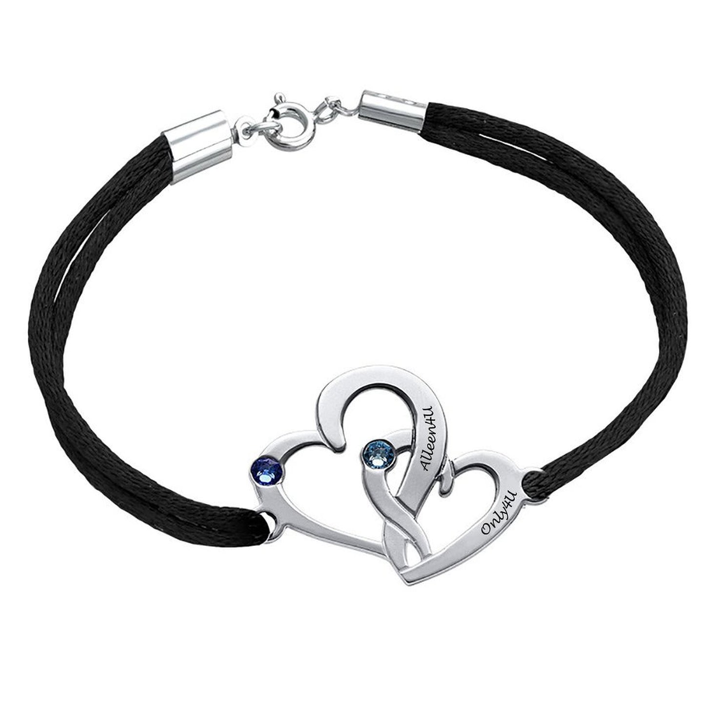 Armband Met Twee Hartjes