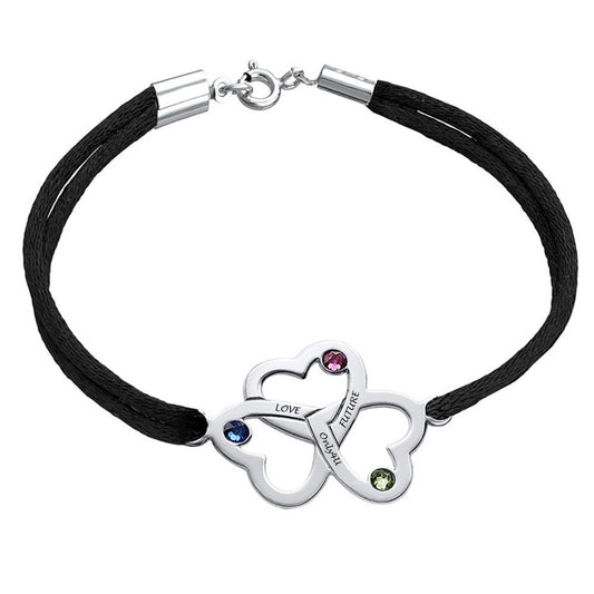 Armband Met Drie Hartjes