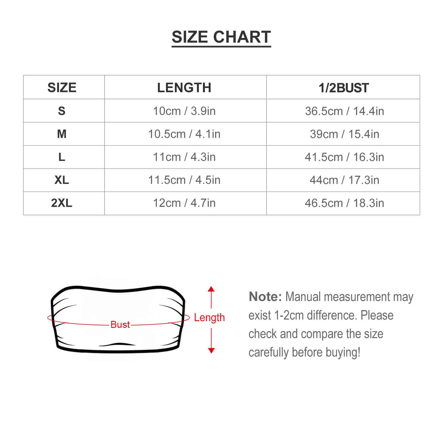 Strapless Bandeau Bh